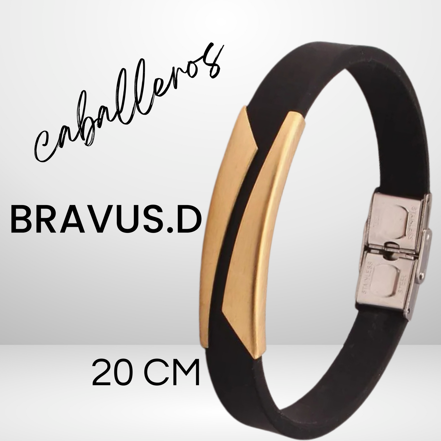 Pulsera modelo Bravus Dorado