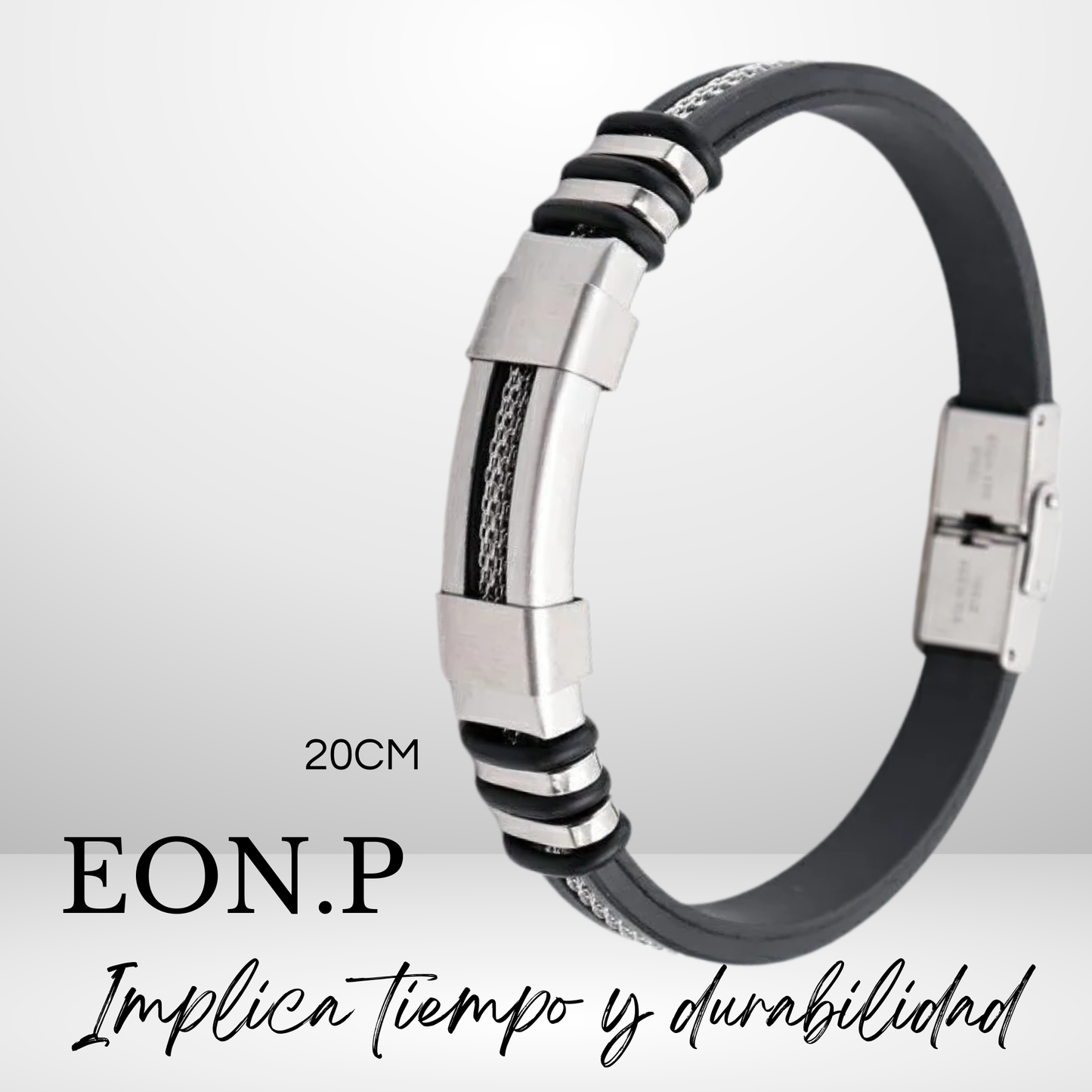 Pulsera modelo Eon Plata